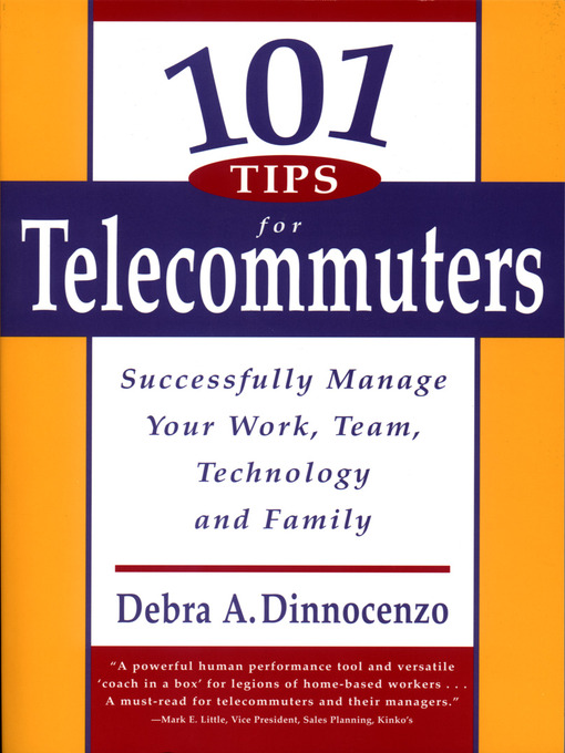 Title details for 101 Tips for Telecommuters by Debra Dinnocenzo - Wait list